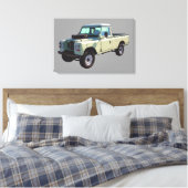 1971 Land Rover Pickup Truck Leinwanddruck (Insitu (Schlafzimmer))