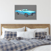 1971 Oldsmobile Cutlass Supreme Muscle Car Leinwanddruck (Insitu (Schlafzimmer))