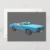 1971 Oldsmobile Cutlass Supreme Muscle Car Postkarte (Vorne/Hinten)