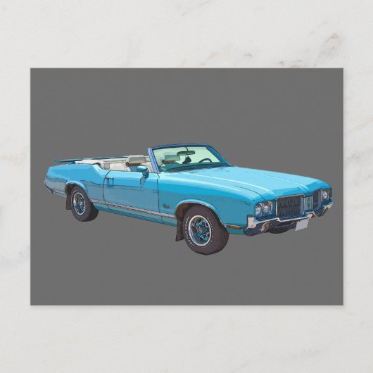1971 Oldsmobile Cutlass Supreme Muscle Car Postkarte (Vorderseite)