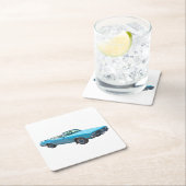 1971 Oldsmobile Cutlass Supreme Muscle Car Rechteckiger Pappuntersetzer (Vor Ort)