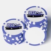 1971 Plymouth Barracuda Cuda Mopar Muscle Car Pokerchips (Stapel)