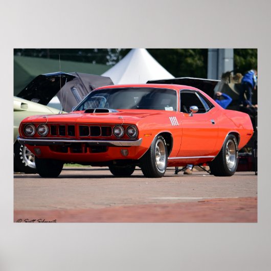 1971 Plymouth Cuda 440 Poster (Vorne)