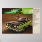 1971 Plymouth Duster 340 Ad Poster (Vorne)