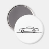 1971 Plymouth Duster Magnet (Vorderseite/Rückseite)