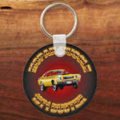 1971 Plymouth Duster Schlüsselanhänger. Schlüsselanhänger (Vorderseite)