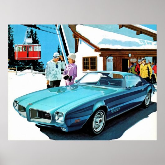 1971 Pontiac Firebird Espirit Poster (Vorne)