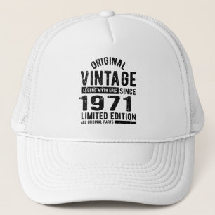 1971 Vintager Geburtstag Truckerkappe