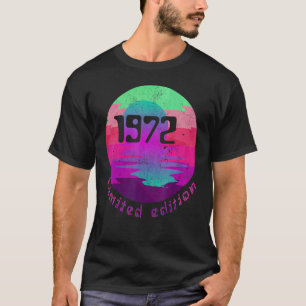 1972 50 Jahre alte Vintage-Disco 1972 50. Geburtst T-Shirt