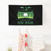 1972 70. Geburtstag Golf Lover Banner (Insitu)