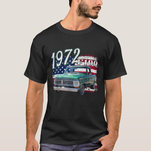 1972 72 F100 LKW 4. Juli Amerikaner T-Shirt (Vorderseite)