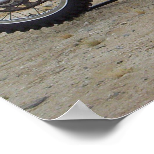 1972 AJS Stormer 410 Poster (Ecke)