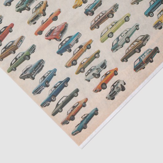 1972 Automobile Seidenpapier (Ausschnitt)