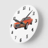 1972 Camaro: Wall Clock Runde Wanduhr (Winkel)