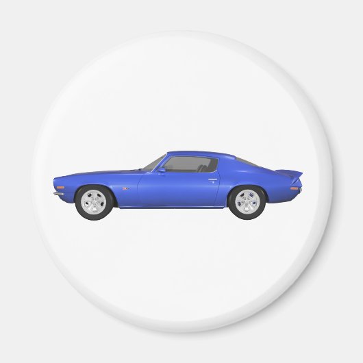1972 Camaro Z28: Muscle Car: Blue Finish: Magnet (Vorne)