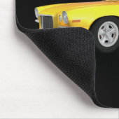 1972 Camaro Z28: Muskelwagen: Gelb Fertig: Mousepad (Ecke)