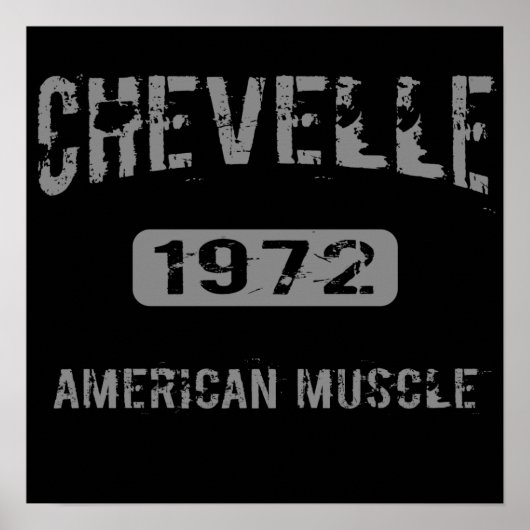 1972 Chevelle American Muscle Poster (Vorne)