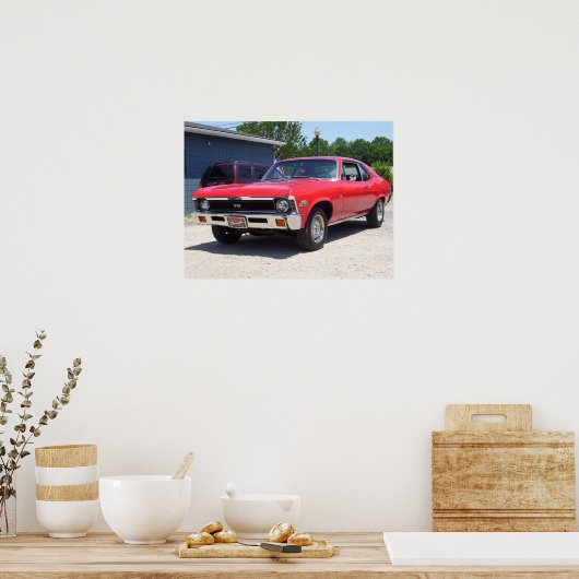 1972 Chevy Nova Print Poster (Küche)