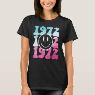 1972 Custom 51. Geburtstag Hippie Retro Vintag Bda T-Shirt