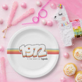 1972 Die Geburt von Legenden Pappteller (Party)