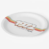 1972 Die Geburt von Legenden Pappteller (Schrägansicht)