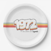 1972 Die Geburt von Legenden Pappteller (Vorderseite)