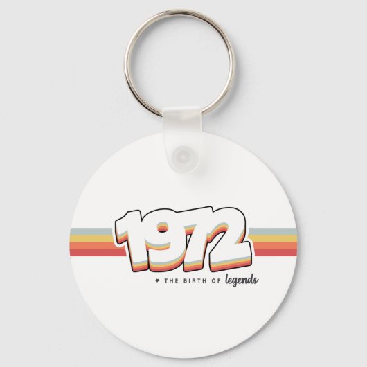 1972 Die Geburt von Legenden Schlüsselanhänger (Vorderseite)