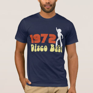 1972 DISCO Baby Grafik RETRO GEBURTSTAGS T-Shirt