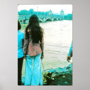 1972 Flut Wilkes-Barre Pa. Poster