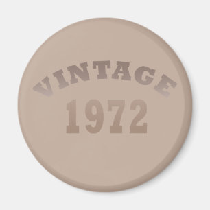 1972 geboren elegante moderne vintage Geburtstagsf Magnet