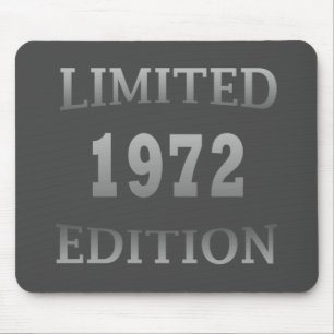 1972 geboren elegantes modernes Geburtstagsgeschen Mousepad