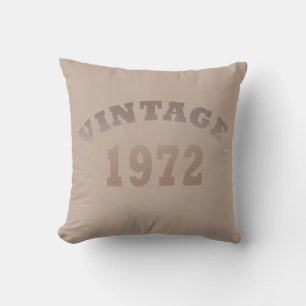 1972 geboren elegantes modernes vintage Geburtstag Kissen