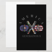 1972 Generation X American Skateboard Briefpapier (Vorne/Hinten)