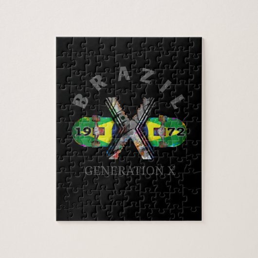 1972 Generation X Brasilianisches Skateboard Puzzle (Vertikal)