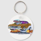 1972 Monte Carlo Brown Car Schlüsselanhänger (Vorderseite)