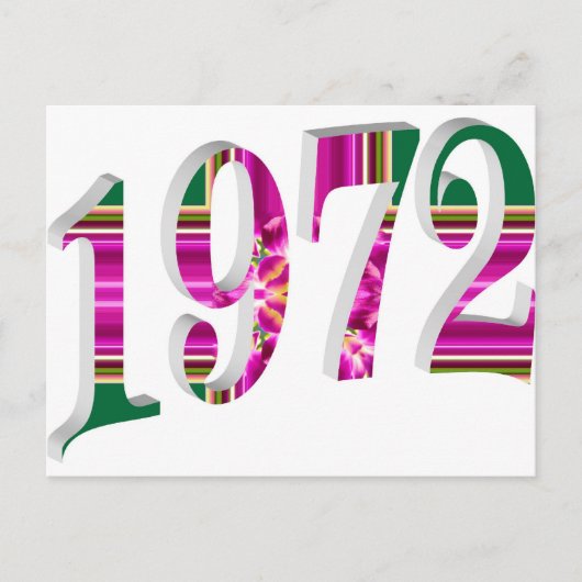 1972 POSTKARTE (Vorderseite)