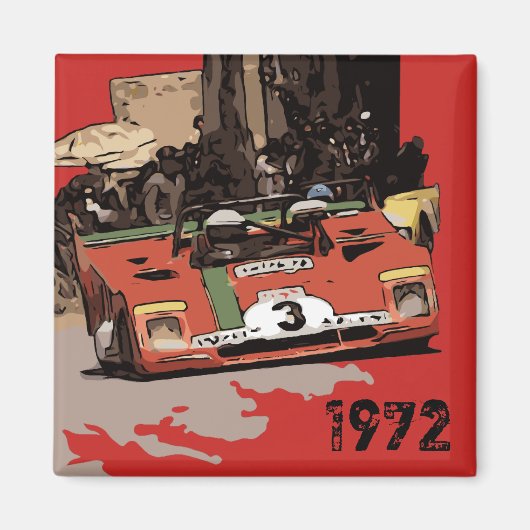 1972 RENNEN MAGNET (Vorne)