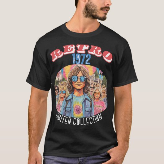 1972 RETRO - RETRO REVIVAL (BEGRENZTE SAMMLUNG) T-Shirt (Vorderseite)