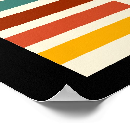 1972 Retro Vintage Poster (Ecke)