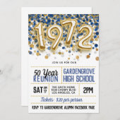 1972 Uni-Wiedersehen Einladung (Vorne/Hinten)