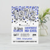 1972 Uni-Wiedersehen Einladung (Stehend Vorderseite)