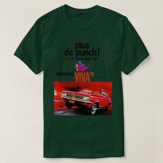 1972 VAUXHALL VIVA Französisch und TShirt 1 (Design vorne)
