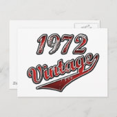 1972 Vintag Postkarte (Vorne/Hinten)