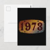 1973 ALT POSTKARTE (Vorne/Hinten)