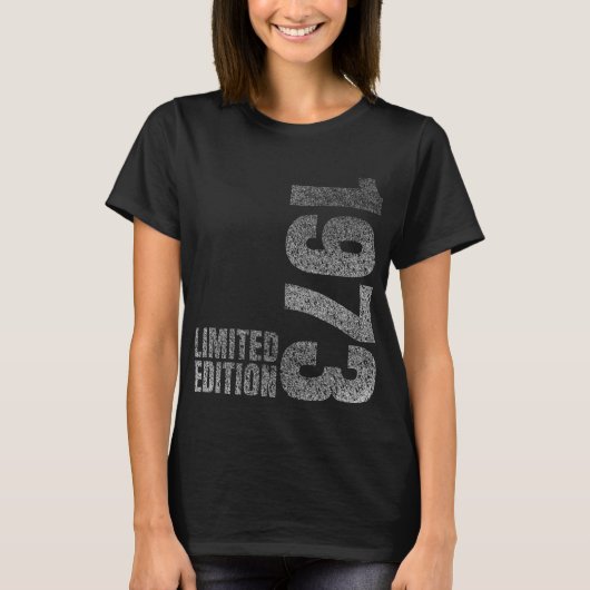 1973 Born Birthday T-Shirt (Vorderseite)