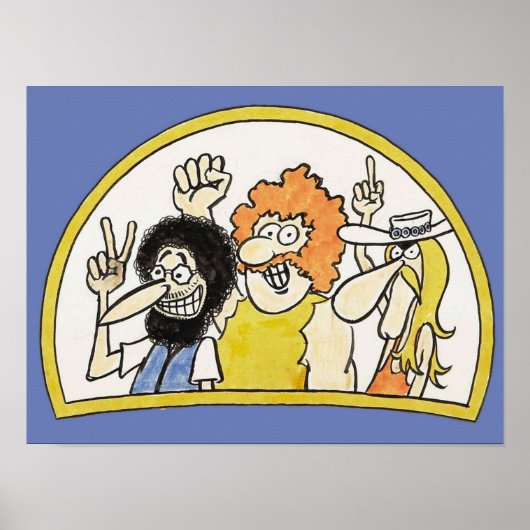 1973 FABULOUS FURRY FREAK BROTHERS SKETCH POSTER (Vorne)