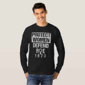 1973 Frauenrechte verteidigen T-Shirt (Vorne ganz)