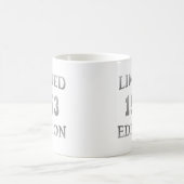 1973 geboren Geburtstagsgeschenk Kaffeetasse (Mittel)