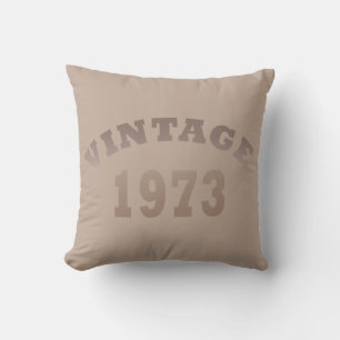 1973 Geborenes elegantes modernes Vintage-Geburtst Kissen