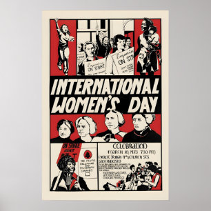 1973 Politisches Plakat Internationaler Frauentag